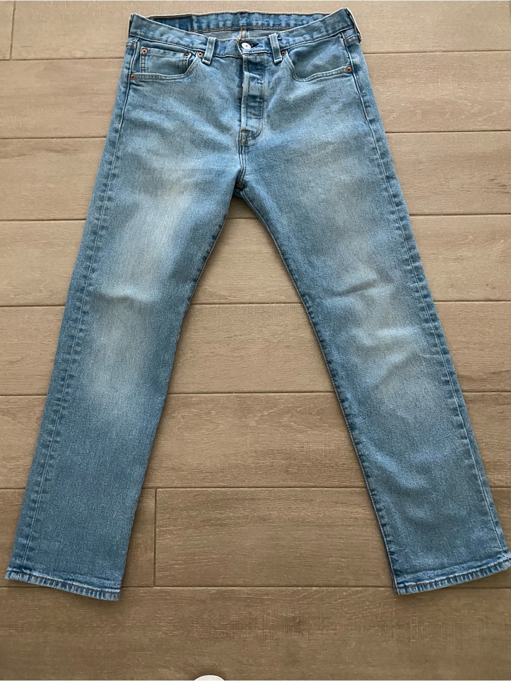 Levi's Light Blue Straight Jeans